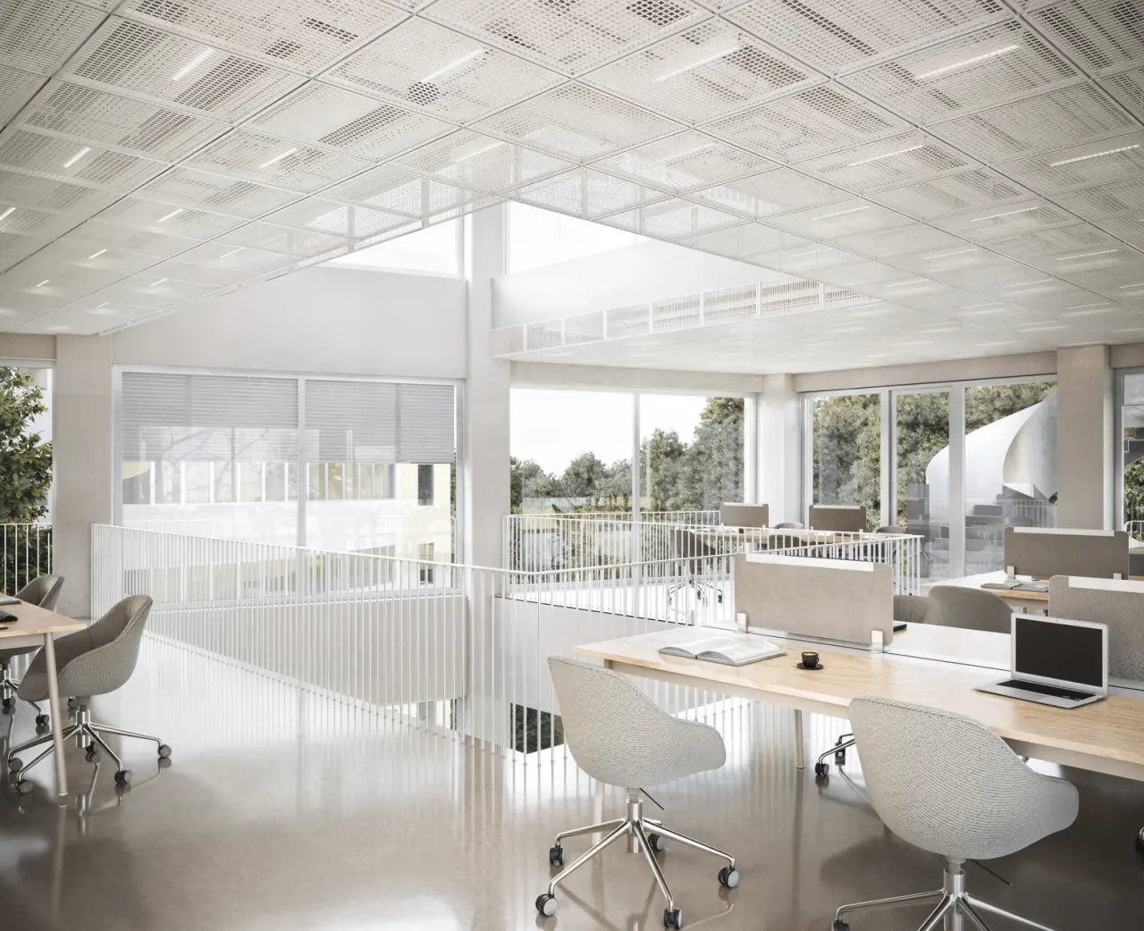Office space view