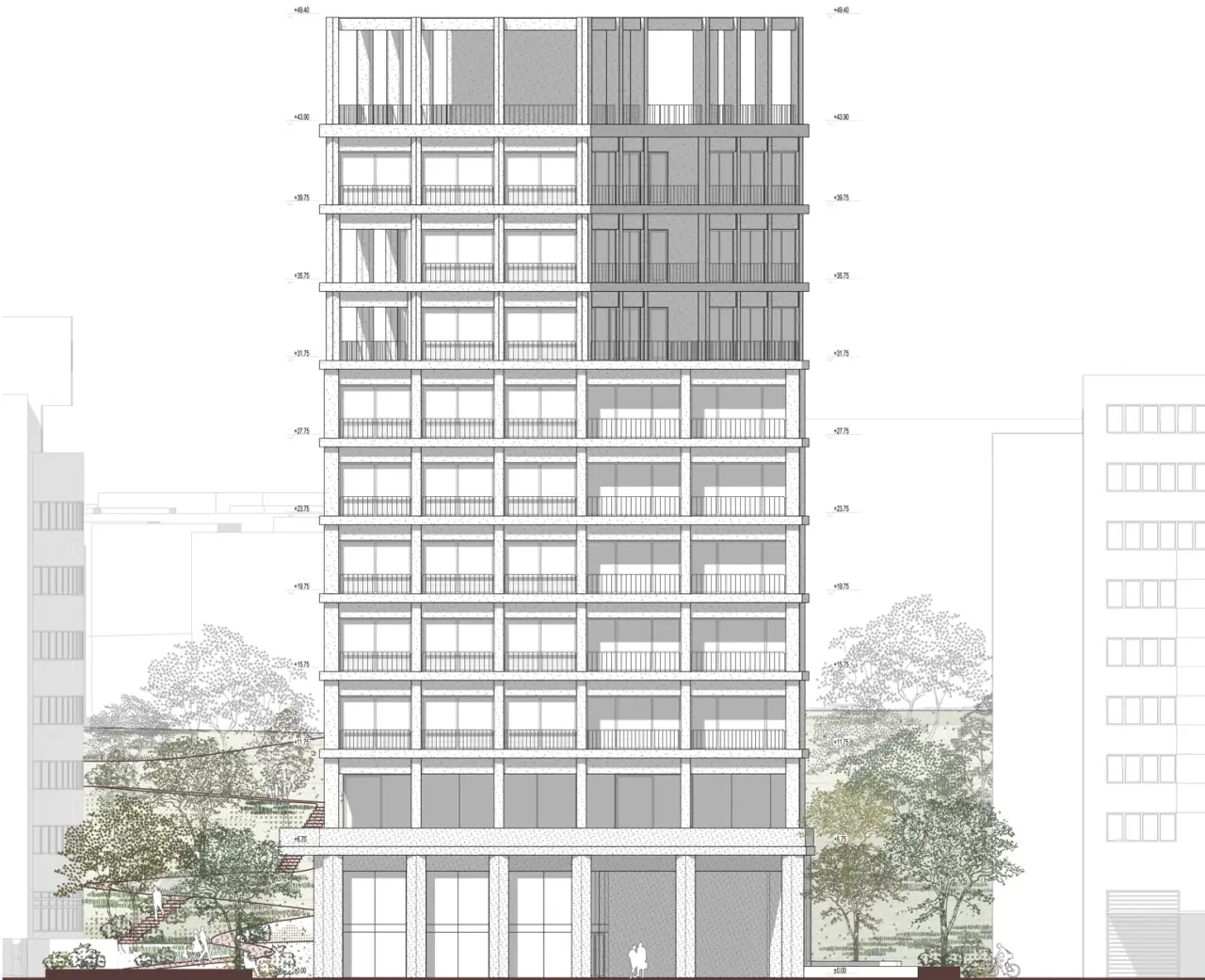 Calea Dorobanților street elevation